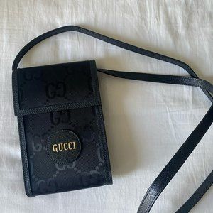 Gucci GG "Off the Grid" Black Econyl Unisex Messenger Bag Style #625599
